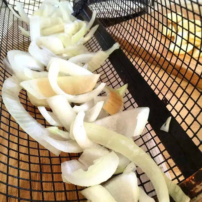 Stainless Steel Rolling Grilling Basket